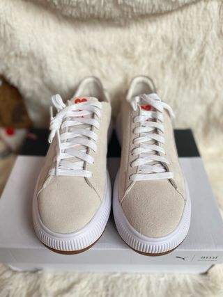 Zapatillas Puma Suede Beige Mujer