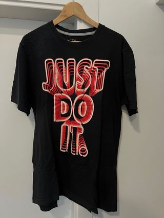 Camiseta Nike Just Do It Negra Talla XL