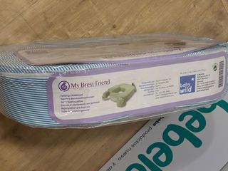 Cojín Lactancia Gemelos My Brest Friend Azul