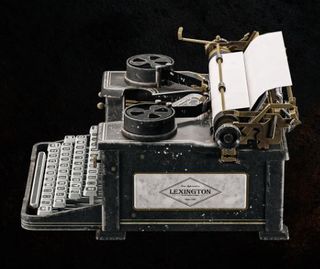 Maquina de escribir guardado resident evil requiem