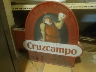 Cartel Luminoso Cruzcampo