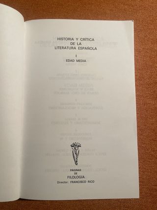 Vol. 1 Edad Media (Páginas de filología) (Spa...