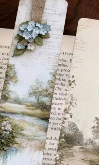 Segnalibri floreali vintage - 10 pezzi