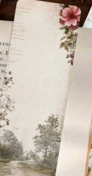 Segnalibri floreali vintage - 10 pezzi