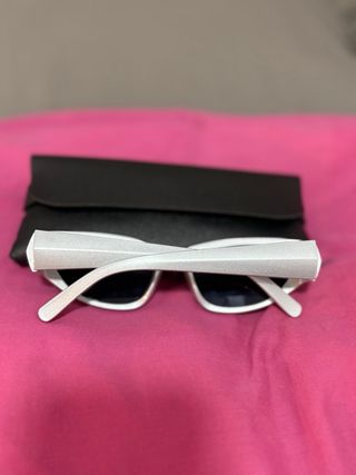 Gafas de sol estilo 2000 plateadas