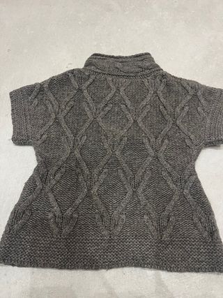 Jersey Nanos gris tejido trenzado