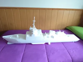 Maqueta Barco Guerra 3D 1.20m. super grande