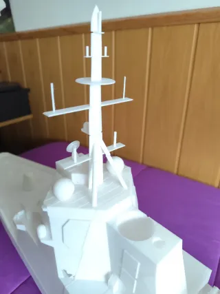 Maqueta Barco Guerra 3D 1.20m. super grande