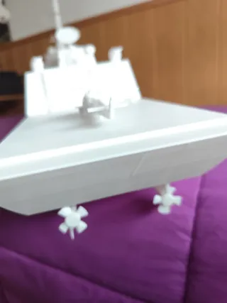 Maqueta Barco Guerra 3D 1.20m. super grande