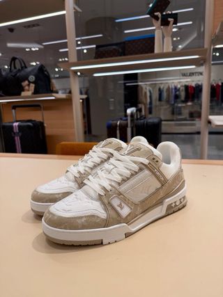 Zapatillas Louis Vuitton Mujer Beige/Blanco