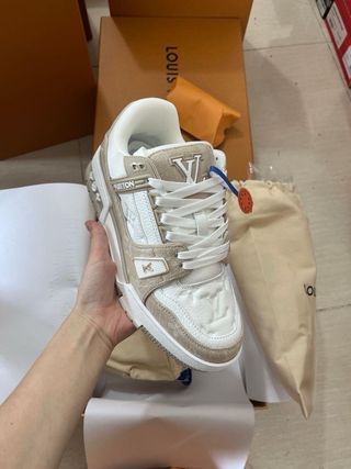 Zapatillas Louis Vuitton Mujer Beige/Blanco