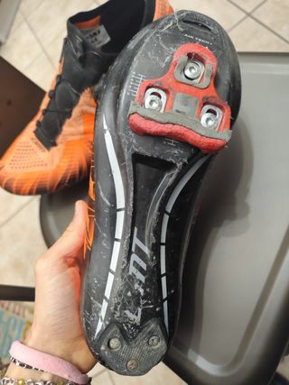 Scarpe ciclismo DMT arancioni