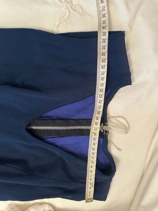 Traje Flamenca Azul y Naranja Talla S