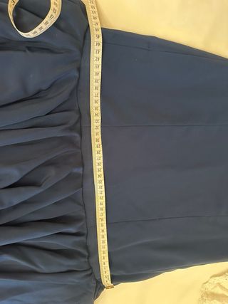 Traje Flamenca Azul y Naranja Talla S