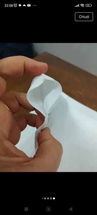 Tendina in tessuto bianco con ricami