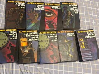 Coleccion alfred hitchcock - 9 libros.
