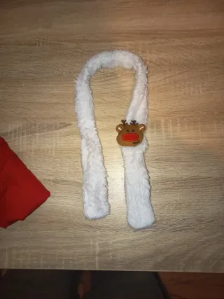 Chaqueta roja Navidad reno 3/6 meses