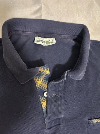 Polo Lacoste Vintage Blu Taglia M