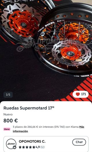 Ruedas Supermotard Excel