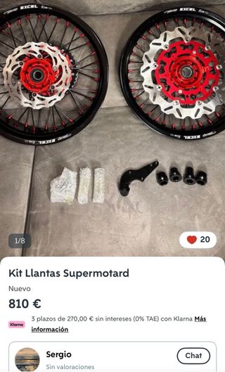 Ruedas Supermotard Excel