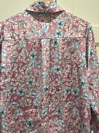 Blusa Zara Raso Estampada Flores