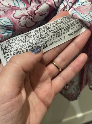 Blusa Zara Raso Estampada Flores