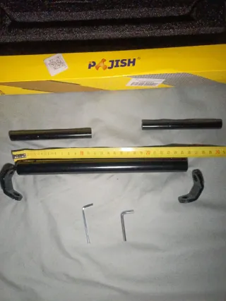 Extensor Manillar Bicicleta/Moto Negro