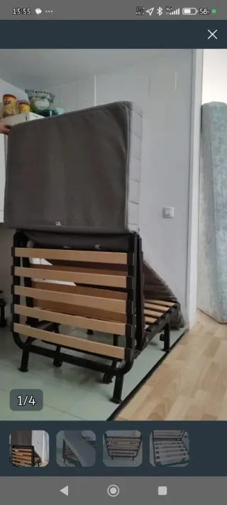Sofá cama plegable