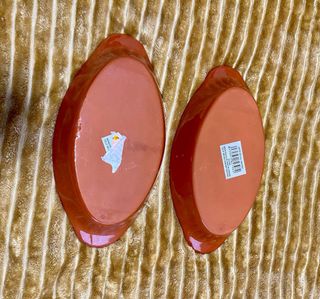 Set 2 Cuencos Cerámica Decoración Aceitunas