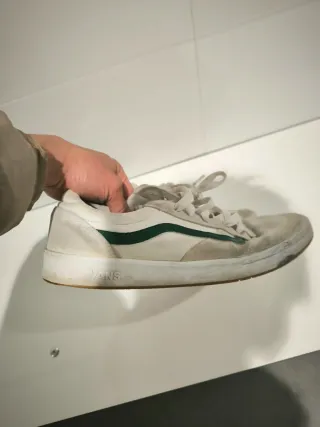 Zapatillas Vans Blancas y Verdes