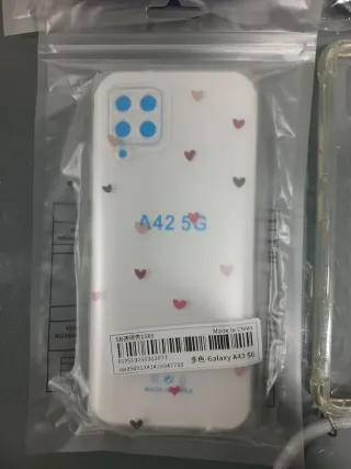 4 Fundas Samsung Galaxy A42 5G, móvil,  carcasas