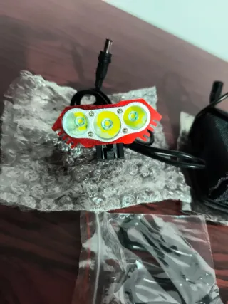 Luz LED para bicicleta recargable