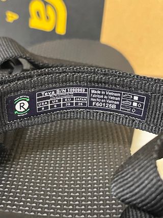 Sandali Teva Platform Nere Tg 39