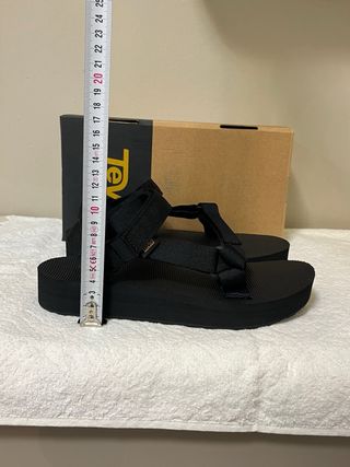 Sandali Teva Platform Nere Tg 39