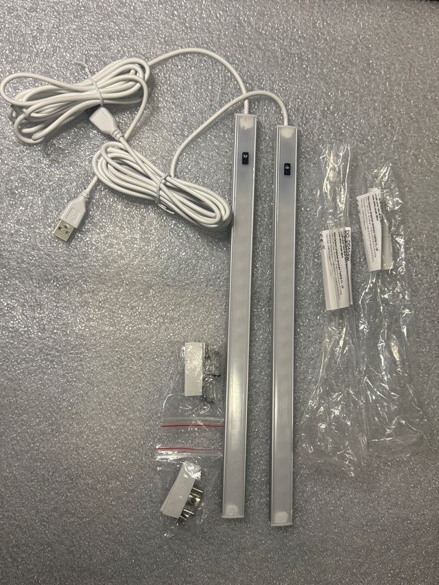 2 Regletas LED USB con Sensor Movimiento