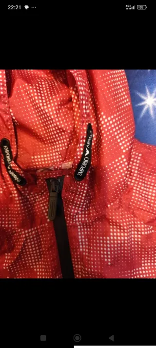 Giacca a vento Emporio Armani bambino 8 anni