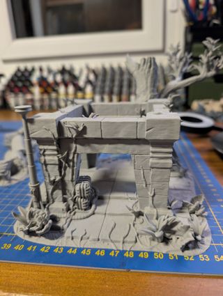 Escenografía Templo Ruinas Miniaturas