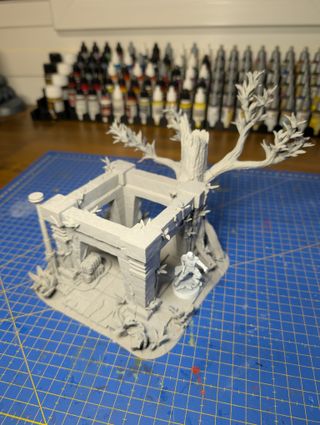 Escenografía Templo Ruinas Miniaturas