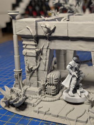 Escenografía Templo Ruinas Miniaturas