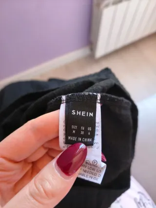 Mono corto Shein negro talla L