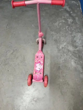 Patín rosa infantil