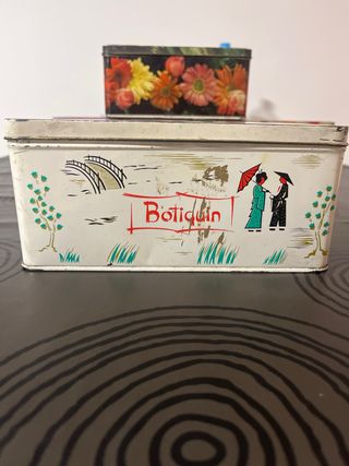 Lote 4 Cajas Metálicas Vintage Cola Cao