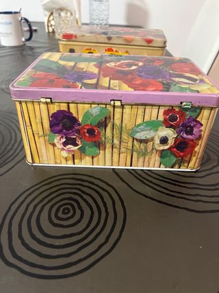 Lote 4 Cajas Metálicas Vintage Cola Cao