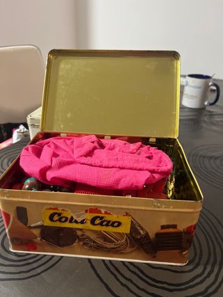 Lote 4 Cajas Metálicas Vintage Cola Cao