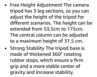 ESTRENAR. Trípode UGREEN para cámara 53.5-175cm