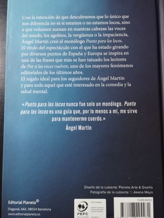 PUNTO PARA LOS LOCOS (ANGEL MARTIN, PLANETA)