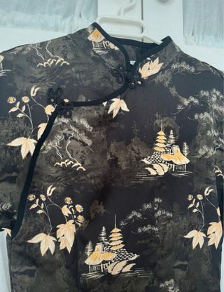 Vestido corto estampado Zara