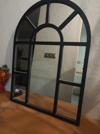 Mueble recibidor con espejo