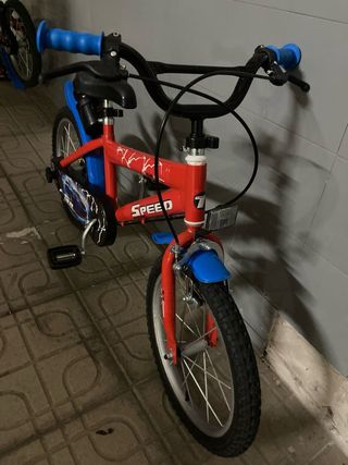 Bicicleta infantil roja SPEED