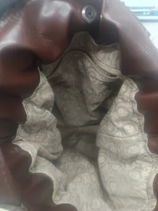 Bolso Piel Vintage Marrón